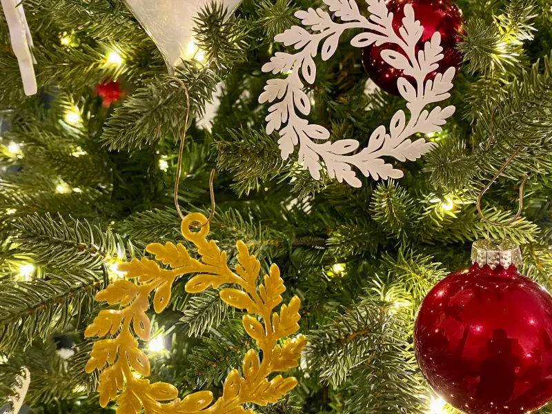 Stralende Krans Kerstboomversiering