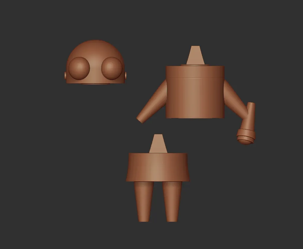 Repo Brown STL file 3D Model Character Fanart