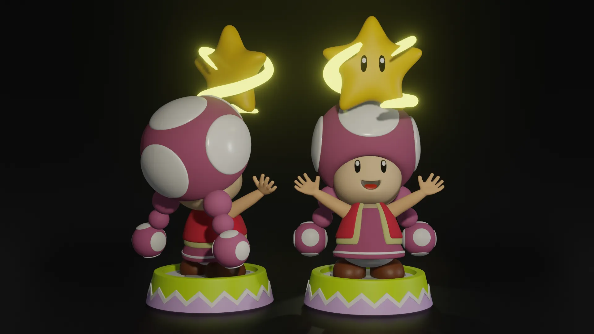 Toadette Super Mario Party - Fan Art