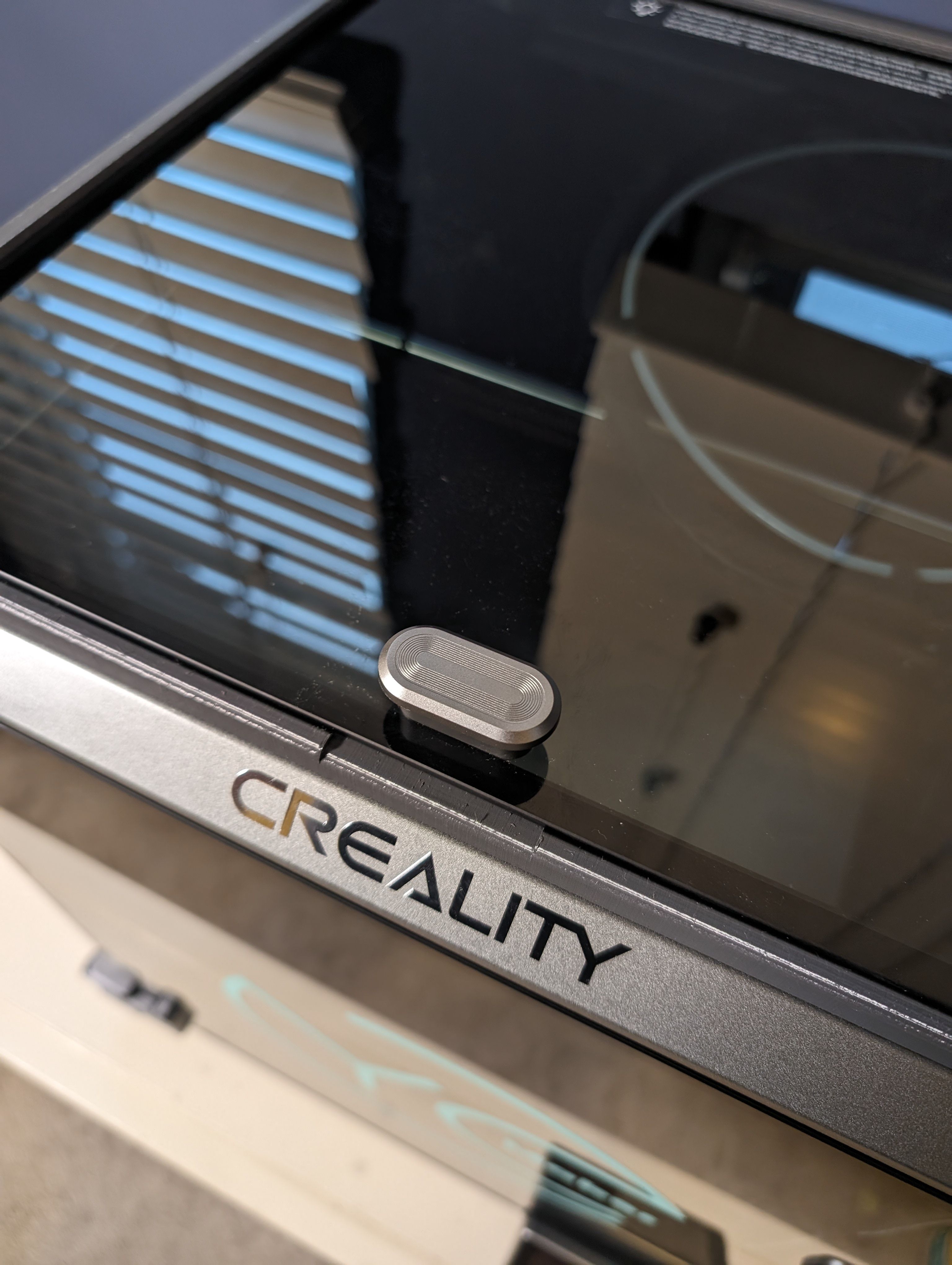 Creality K1 Max Top Riser scorrevole in vetro / Riser a bassa corsa