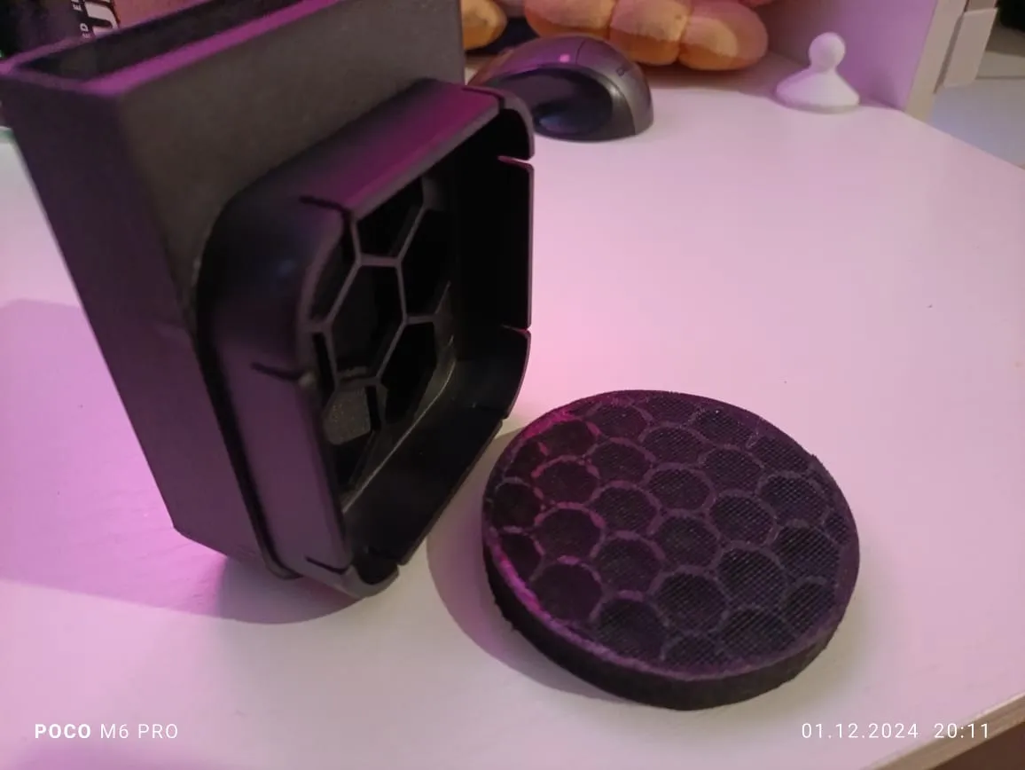 Simple K1C Filter Adapter Exhaust Airflow
