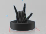 "I love you" Sign Language Jewelry Holder-2