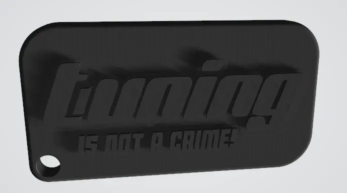 Tuning is Not a Crime Anhänger