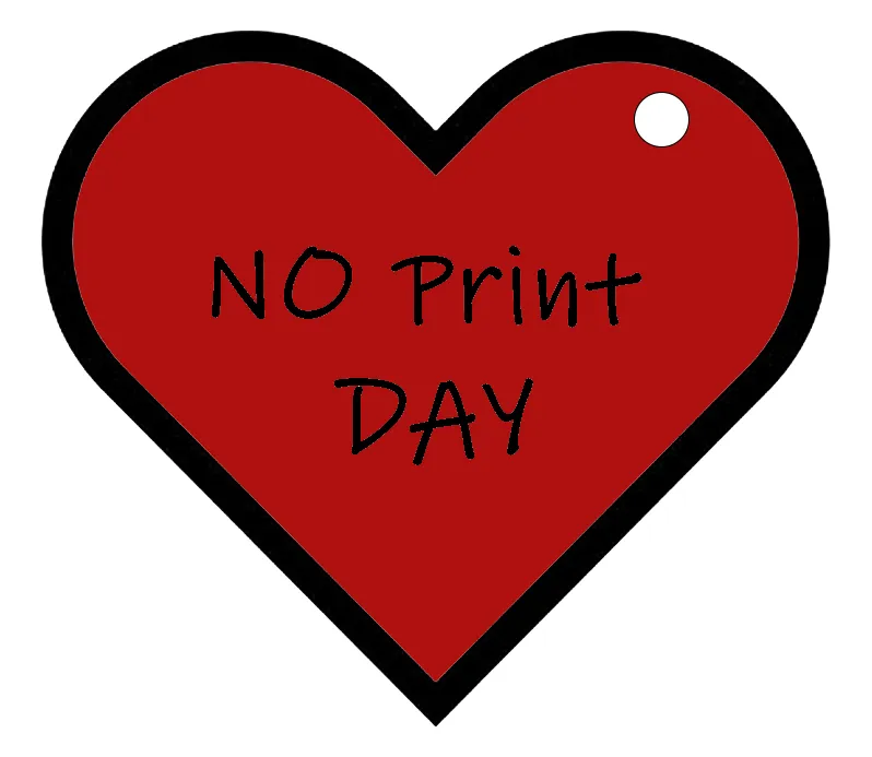No print day competition