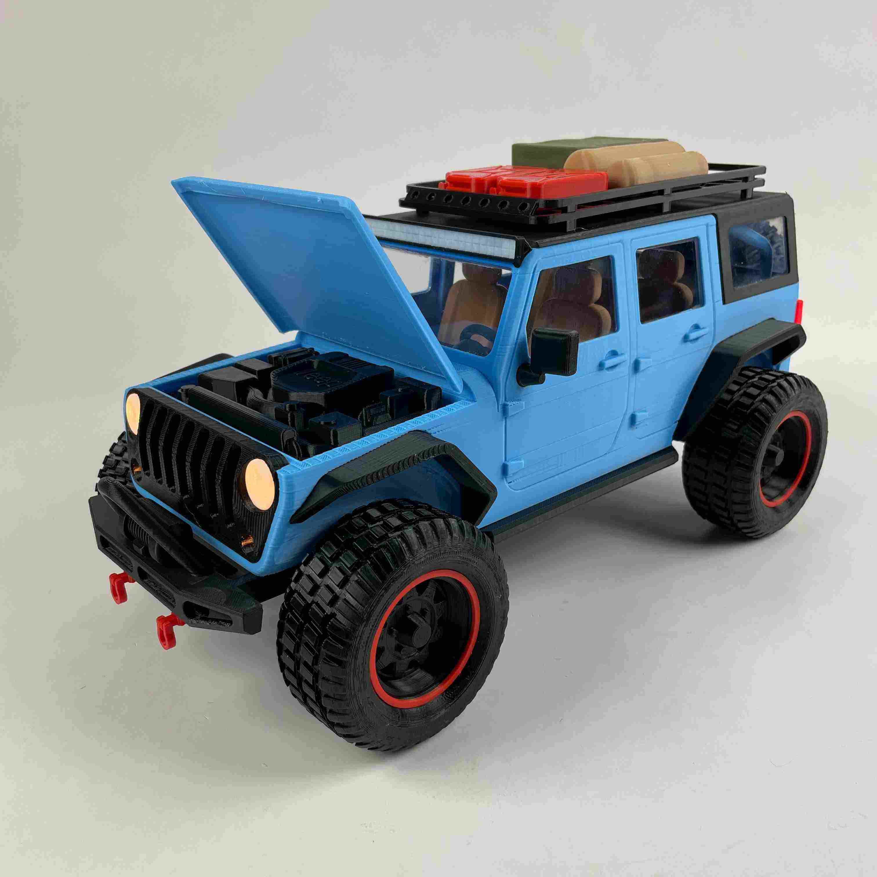 JEEP WRANGLER with removable Hardtop - Scale 1:12 | 3D models download ...