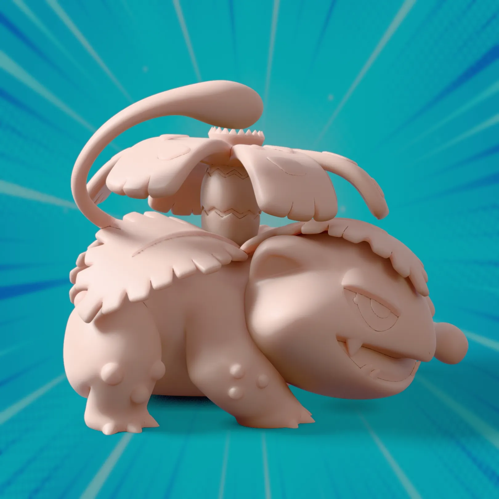 Venusaur Pokemon Fan Art - Multi-Part Model