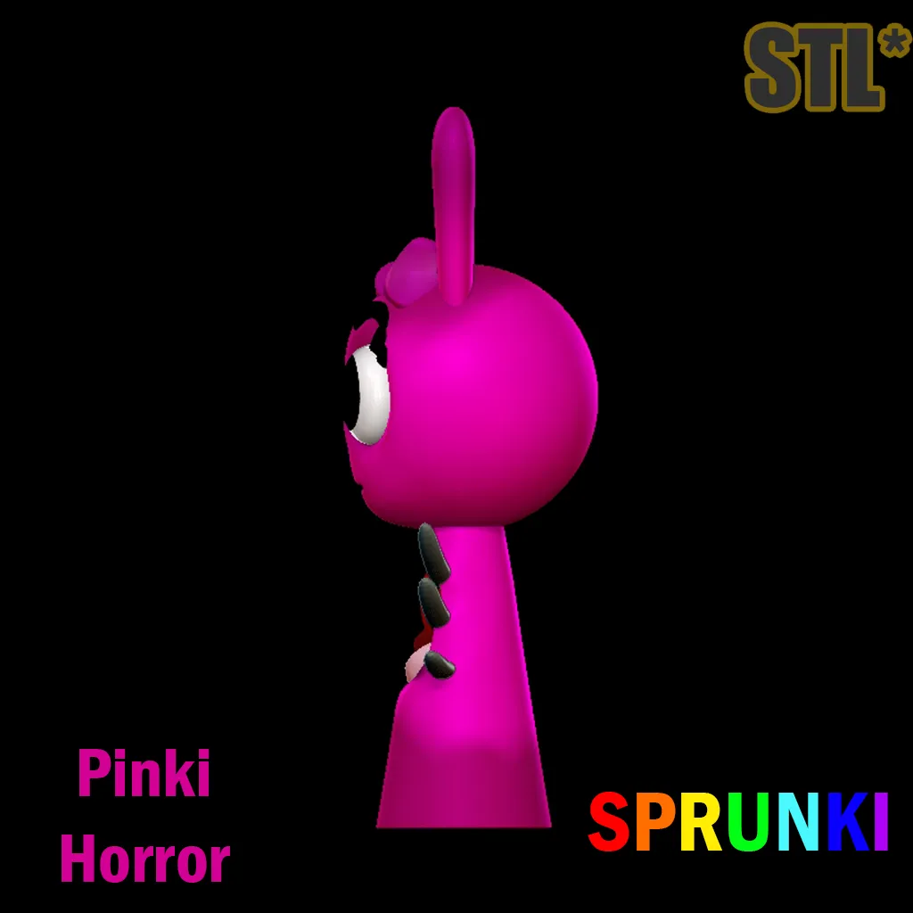 Sprunki Incredibox Redy Horror Sprunki STL 3D Character