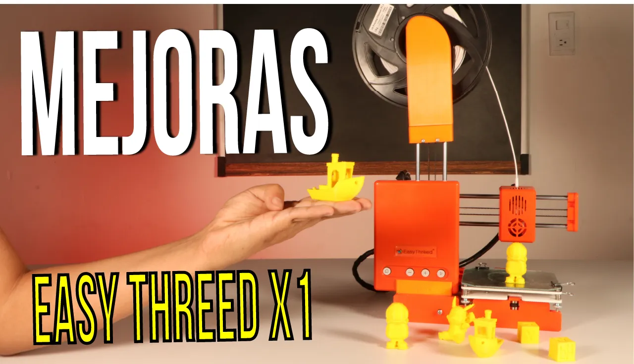 Free 3d printer parts stl download mejoras para la easythreed x1by