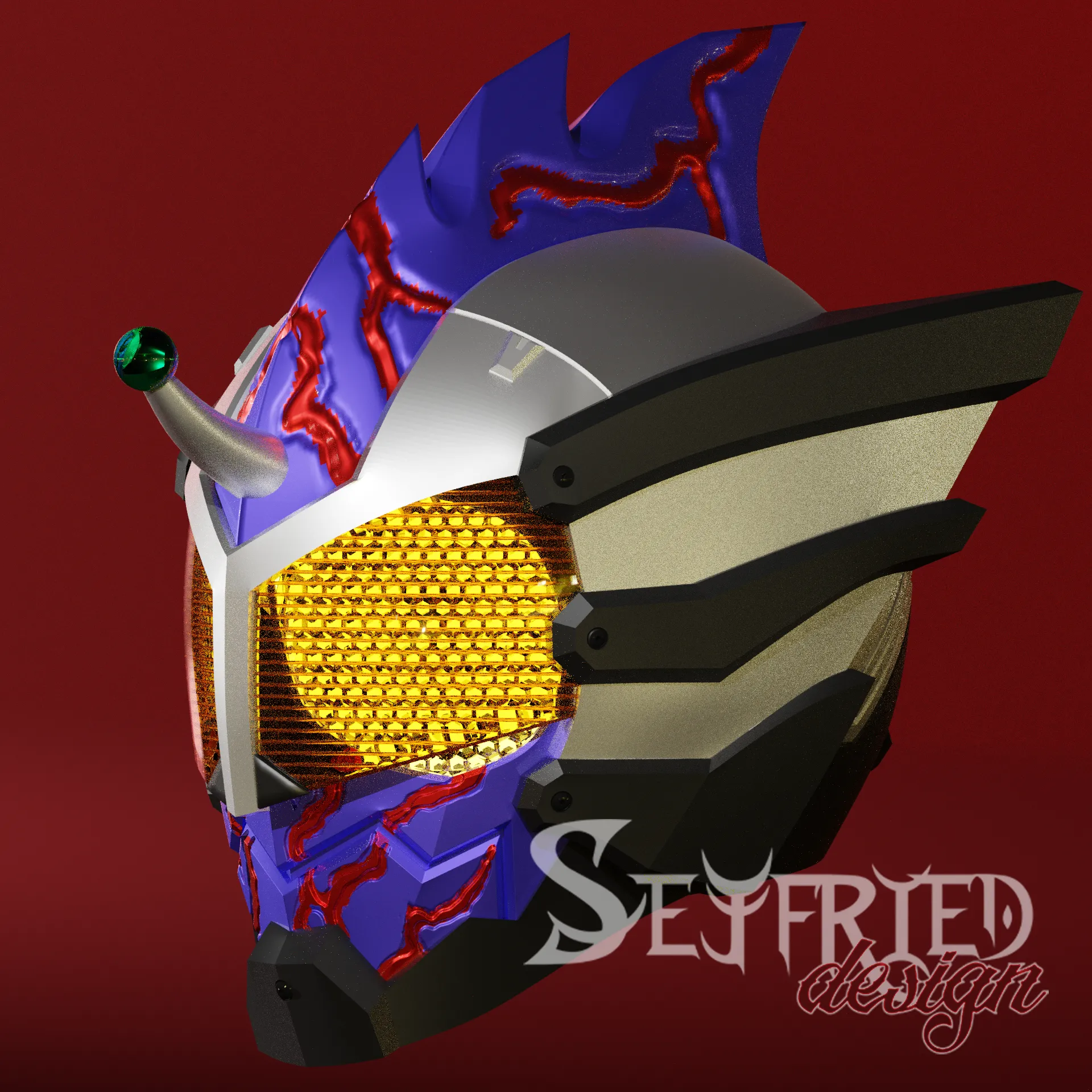 Kamen rider Amazon Neo 3D printable cosplay stl