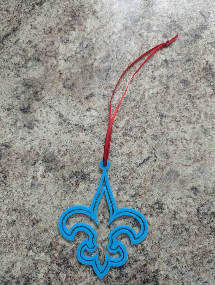 New Orleans Saints Christmas Tree Ornament