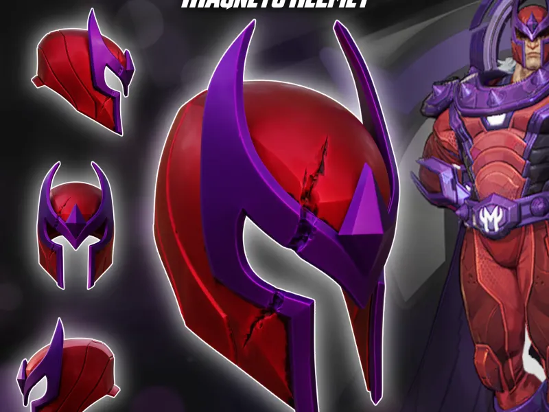 Magneto Master of Magnetism Helmet Marvel Rivals