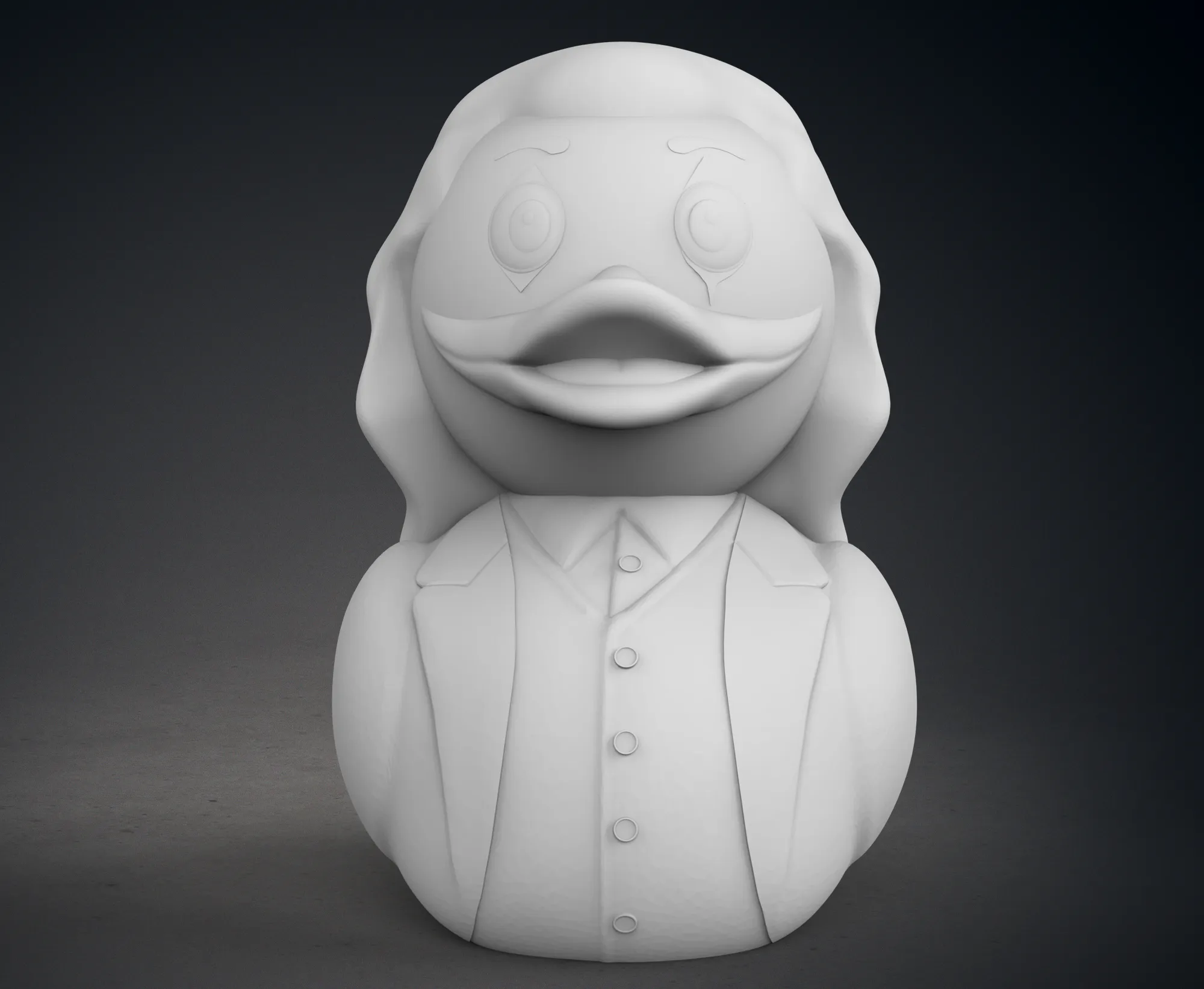 Cute "The Joker" Rubber Duck