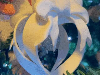 Christmas tree toy with internal space for mini-toys