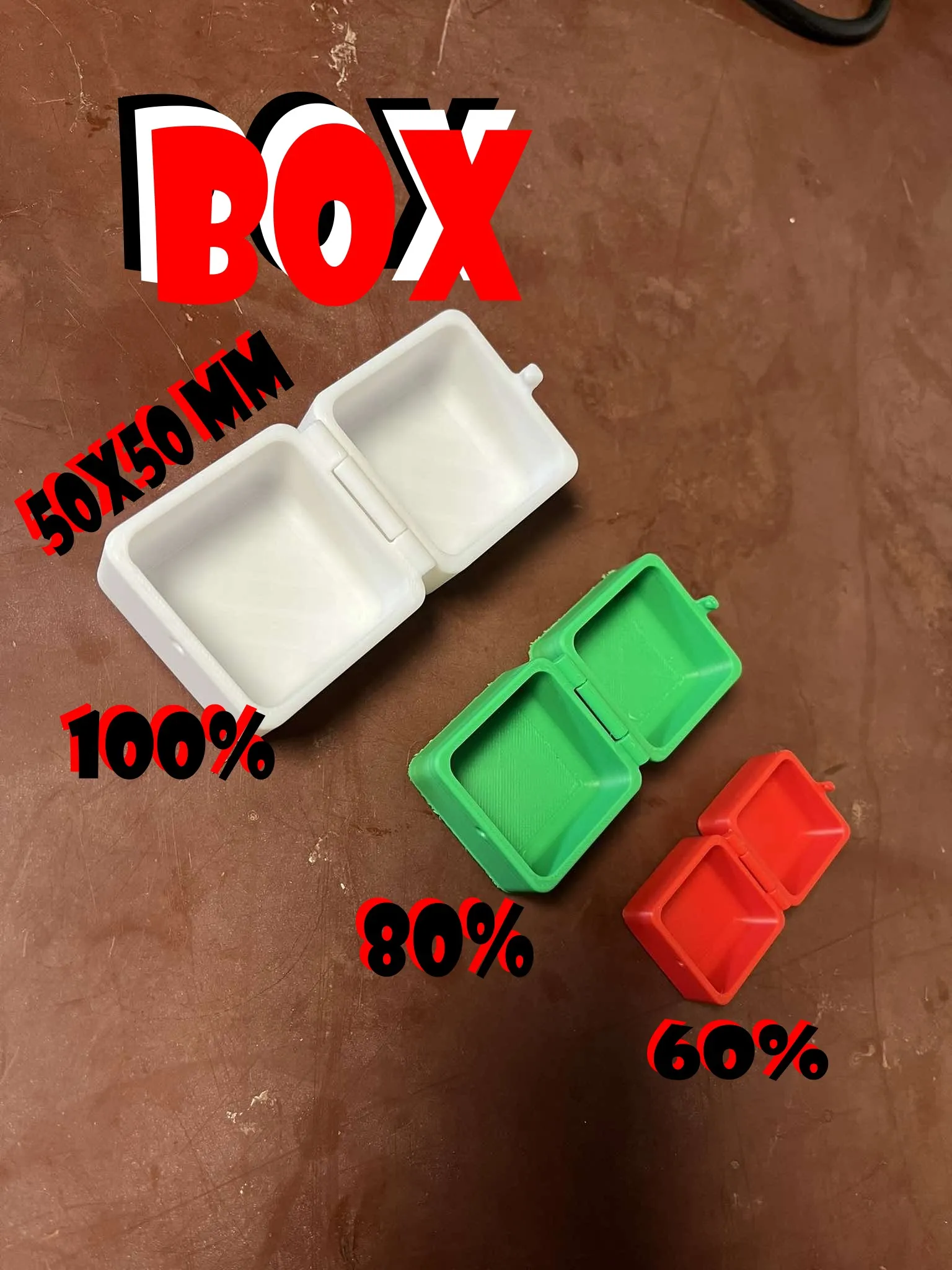 Box 50x50 with brake, 盒子 50x50 附煞車