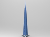 نموذج ثلاثي لبرج جدة - Highly Detailed 3D of Jeddah Tower-1
