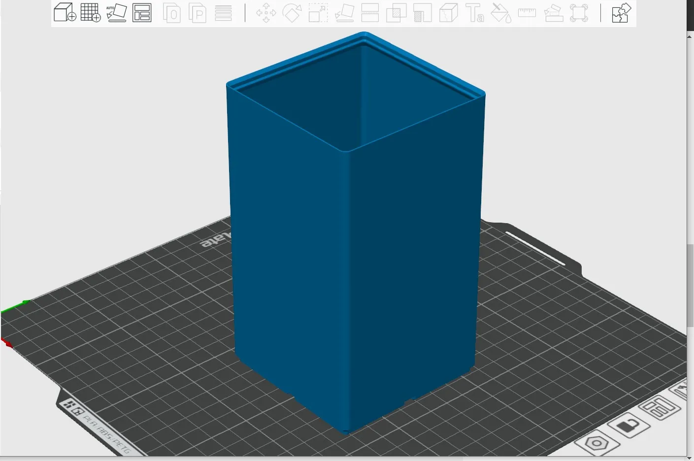 Gridfinity 2x2 Urn Bin, 150mm Tall