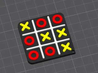tic tac toe keychain