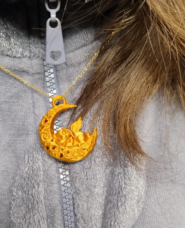 Starry Sleeping Rabbit the sky guardian pendant-1