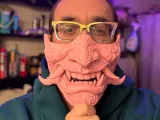 Ornamental Oni mask (wearable)-9