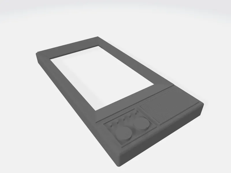 K1C LCD cover old TV