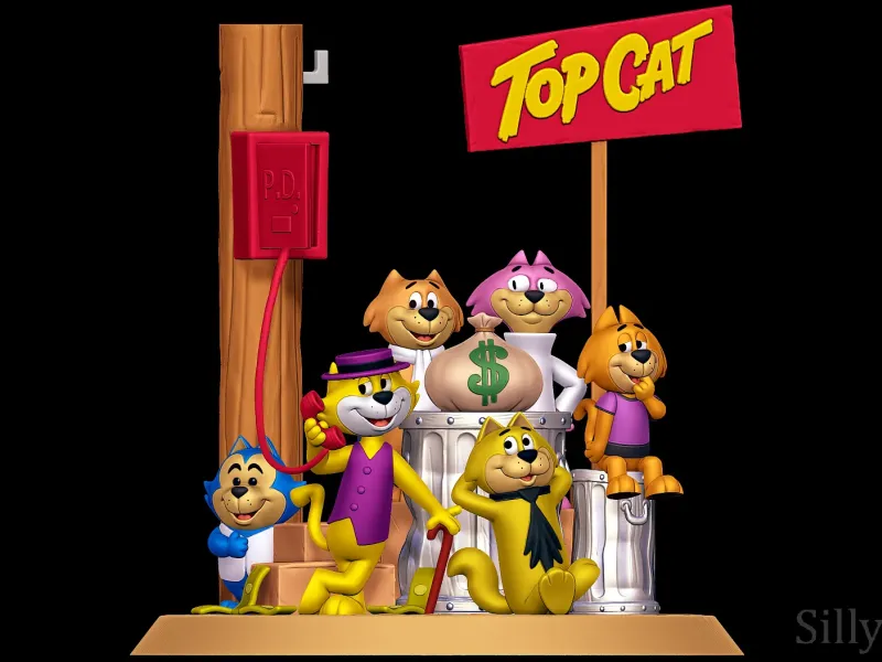 Top Cat Diorama