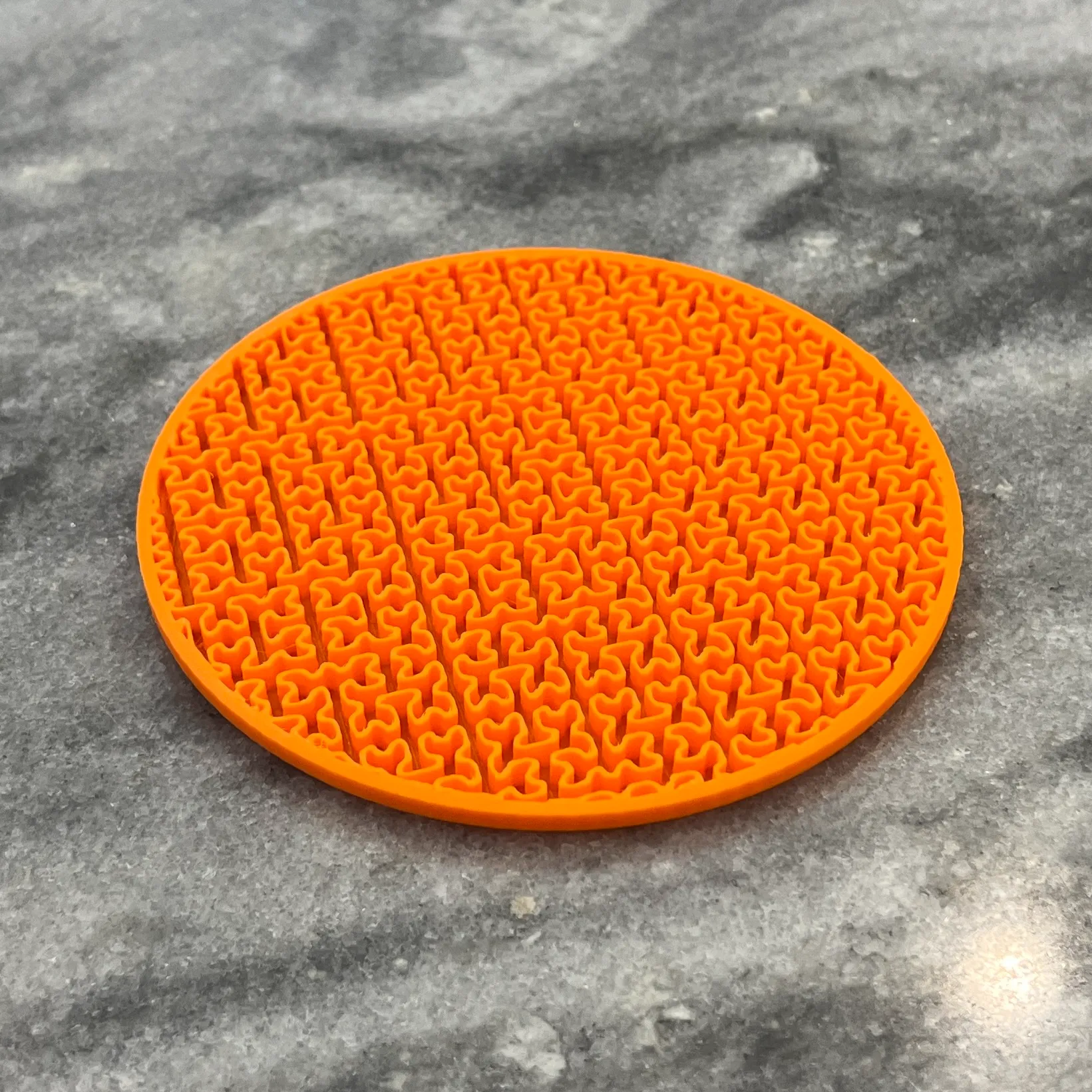 Unique Infill Coaster Set with Custom Holder