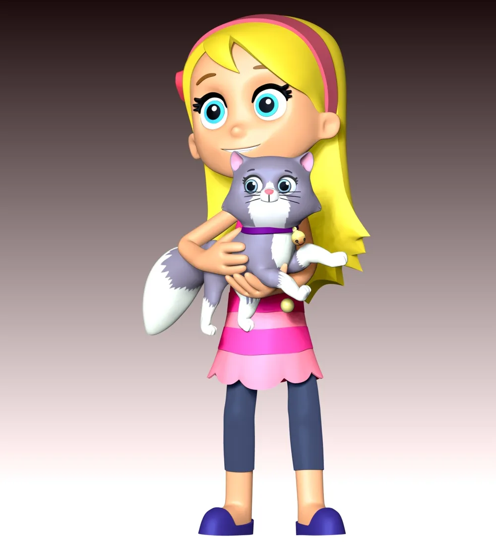 Katie And Cali Cat - PAW Patrol