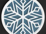 Snowflake Coasters by Polymeria-3