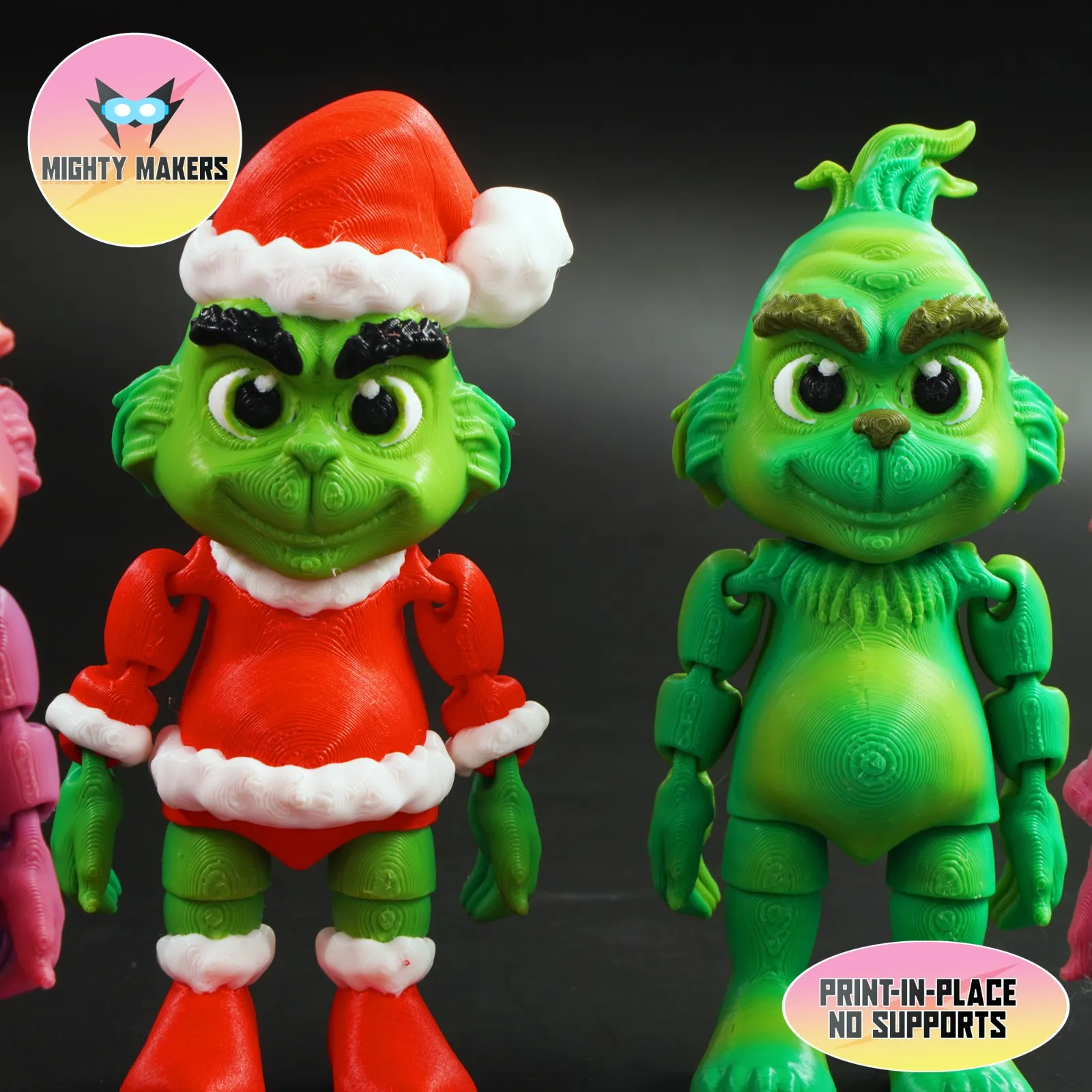 PRINT IN PLACE FLEXI GRINCH