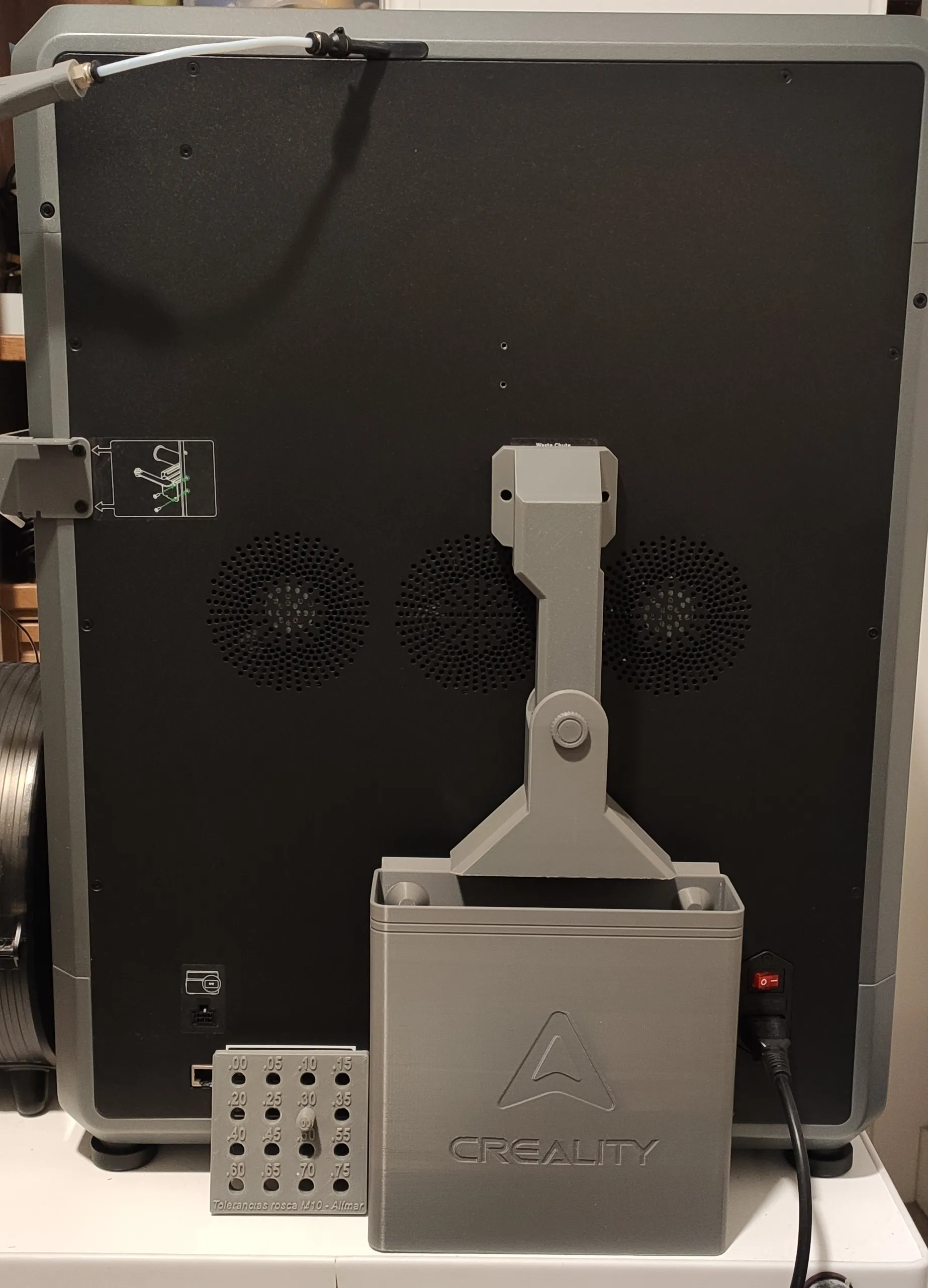 K2 Plus - Conducto y Recipiente de Residuos Purgas Vertical