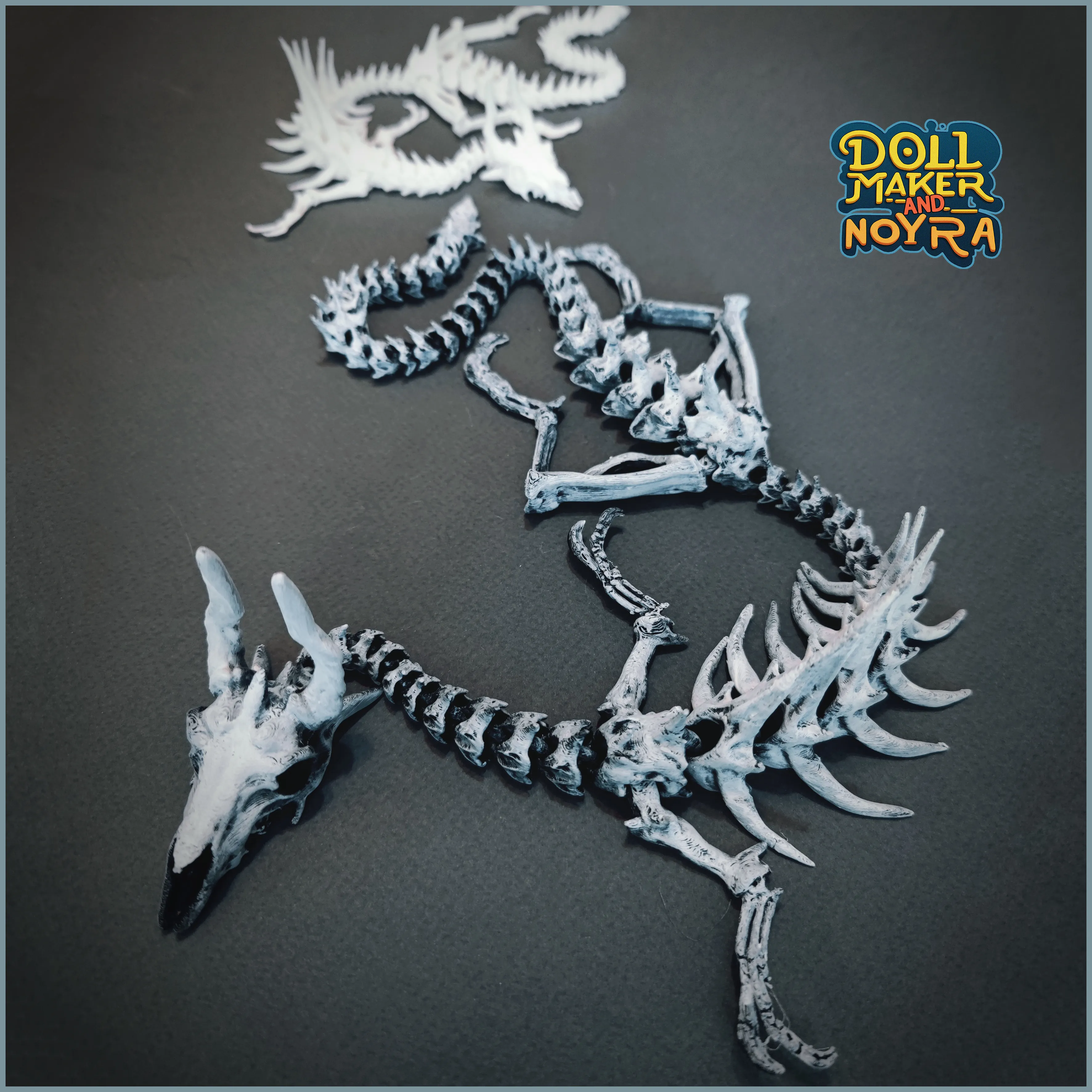 Articulated dragon skeleton