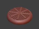 Sci-fi #1 lipped wargaming base (25 and 30mm)-1