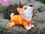 IMPRIMIR EN EL LUGAR LINDO PERRO CORGI FLEXI-3