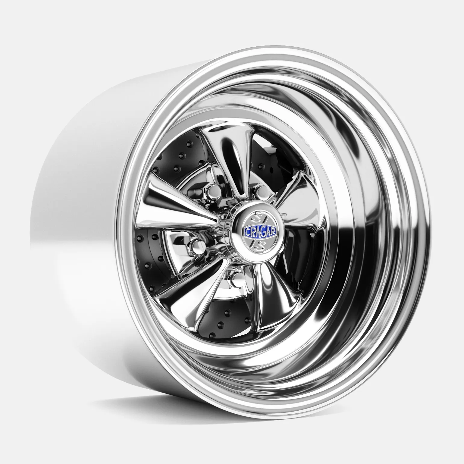 Other STL Download - 15x10 Cragar SS Wheel and Brakeby Mean Machine Models