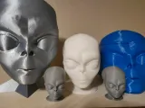 Alien Head on a stand-5