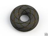 Rodin Coil Torus STL 120mm x 42mm Diameter Coil | 2x6 turns-0