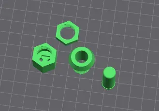 Button Holder / Taster halter für 2 Pin DIP 6x6x5mm PCB