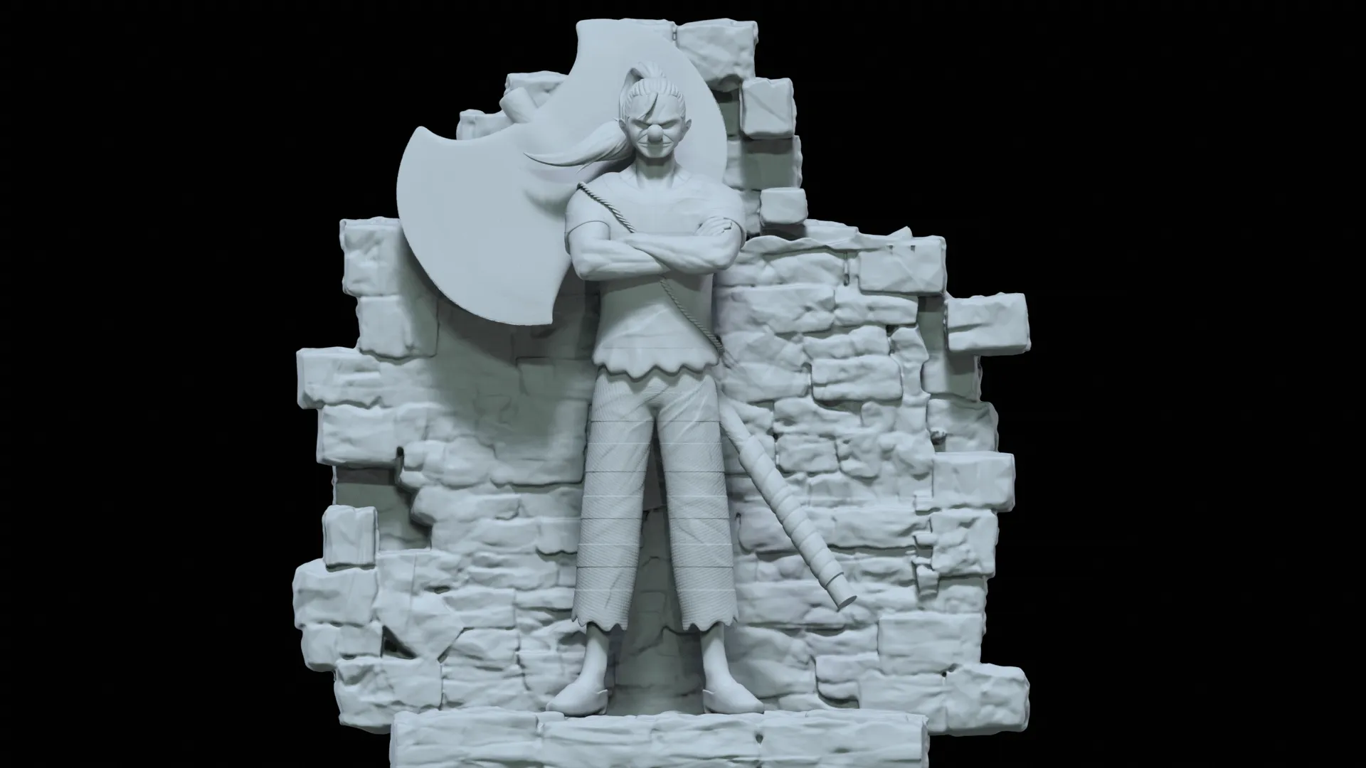 BUGGY fanart - IMPEL DOWN - ONE PIECE - 3D PRINT