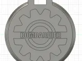 Pendentif porte clé Bombardier / Bombardier Key ring-0