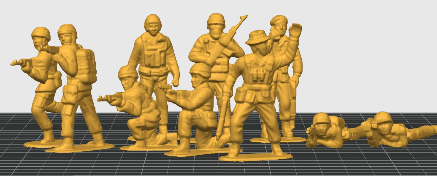 Offical Fishel Army men poses