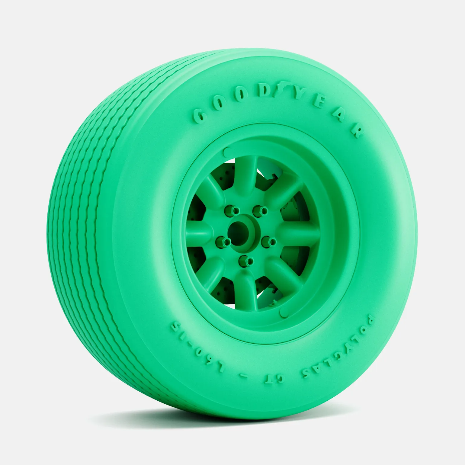 1/24 Scale, 15x10 Minilite Wheel, Goodyear Polgylas L60 Tire