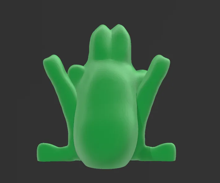 cute middle finger frog