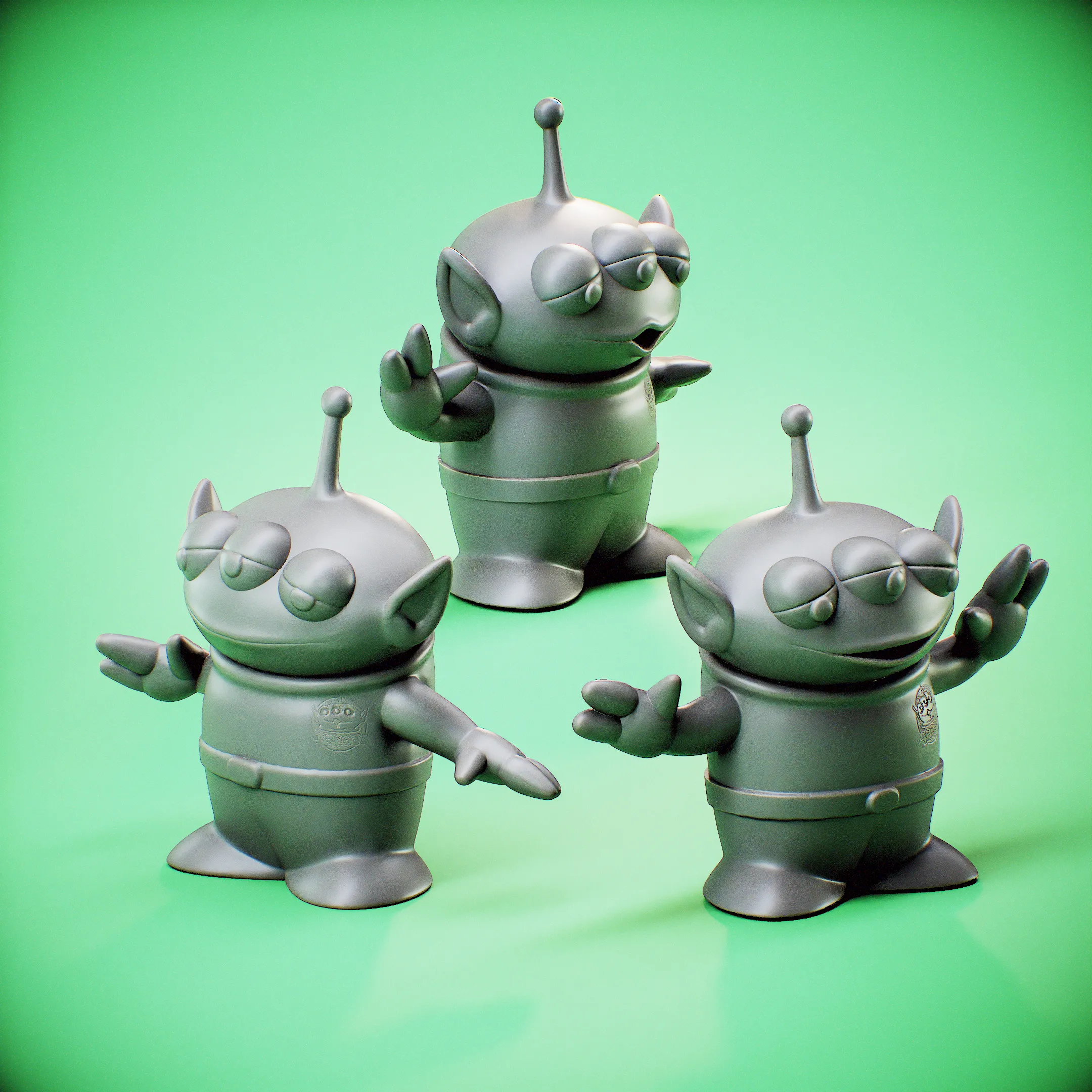 Toy Story - Aliens "La garra" - Alien The Claw" Pack x 3