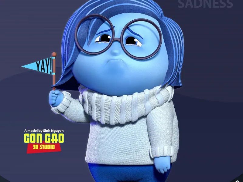 الحزن - فن معجبي Inside Out 2