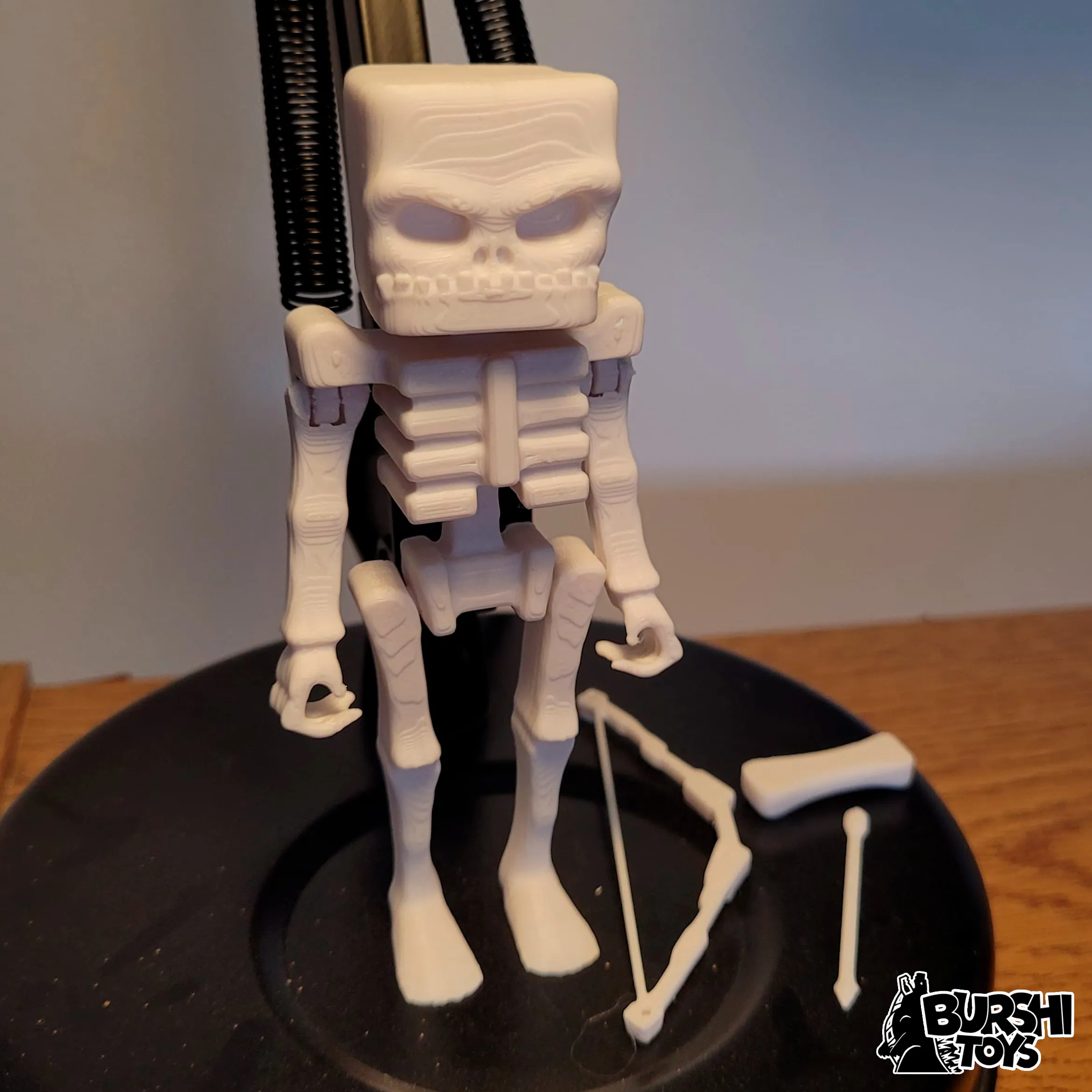 MINECRAFT SKELETON/ESQUELETO MOVIE ACTION FIGURE