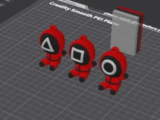 Squid Game Soldier Crochet - Knitted