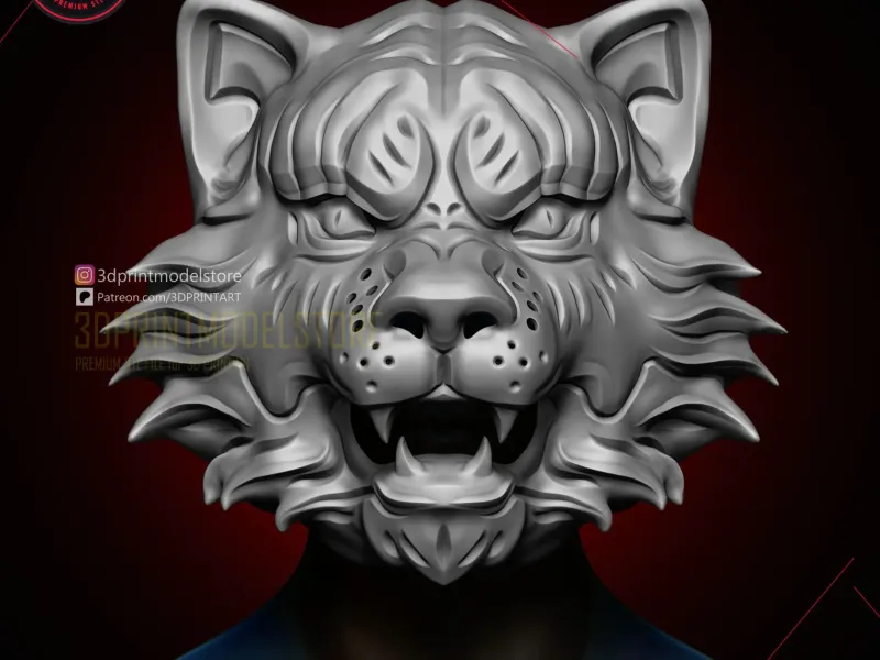 Tiger Mask - Anime - Premium STL for Cosplay