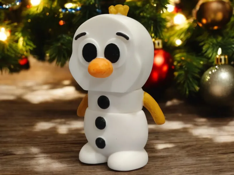 MINI FLEXI ARTICULATING SNOWMAN ( SUPPORT FREE )