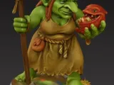 Nurse goblin checking new born squid-1
