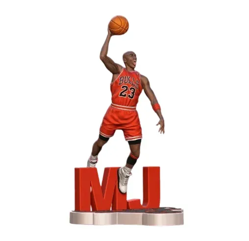 Michael Jordan Dunking STL